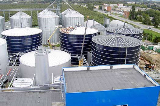 Nádrže pro výrobu a skladování biopaliv